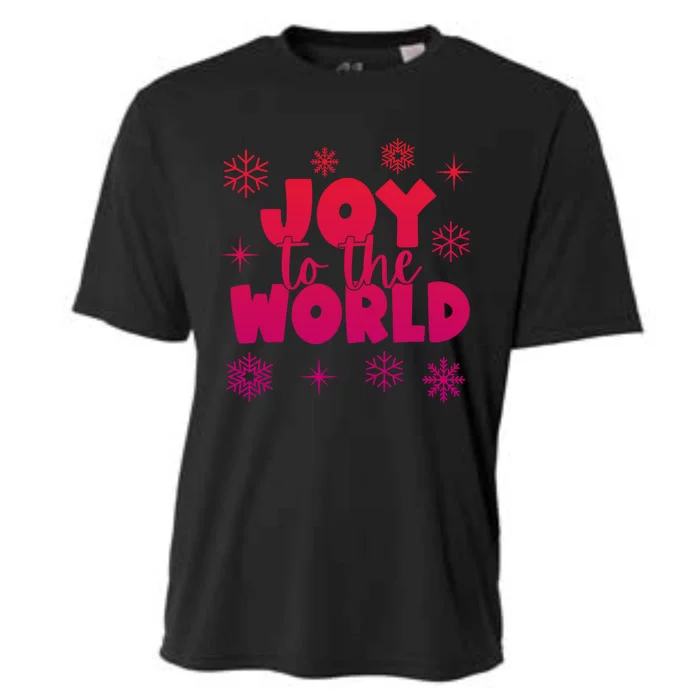 Joy To The World Christmas Holiday Funny Gift Cooling Performance Crew T-Shirt