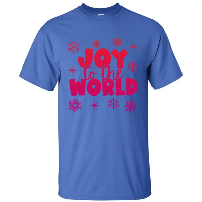 Joy To The World Christmas Holiday Funny Gift Tall T-Shirt