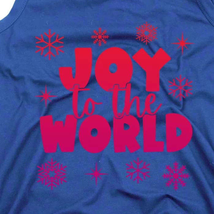 Joy To The World Christmas Holiday Funny Gift Tank Top