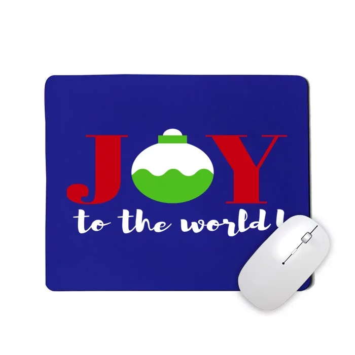 Joy To The World Christmas Ornat Cool Gift Mousepad