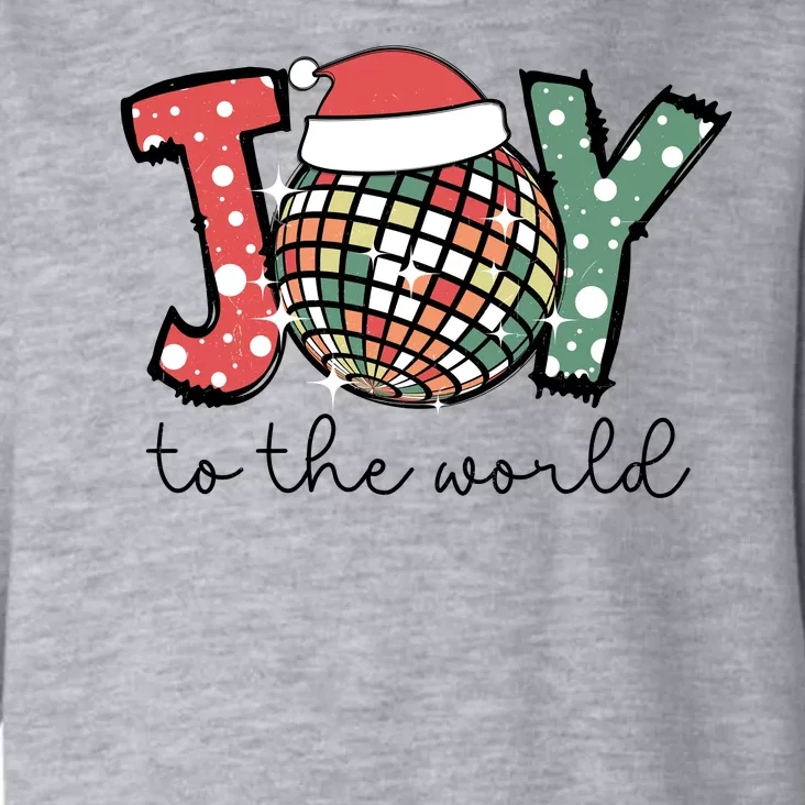 Joy To The World Disco Christmas Holiday Toddler Hoodie