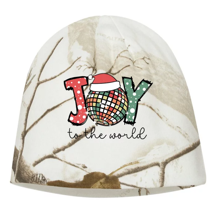 Joy To The World Disco Christmas Holiday Kati - Camo Knit Beanie