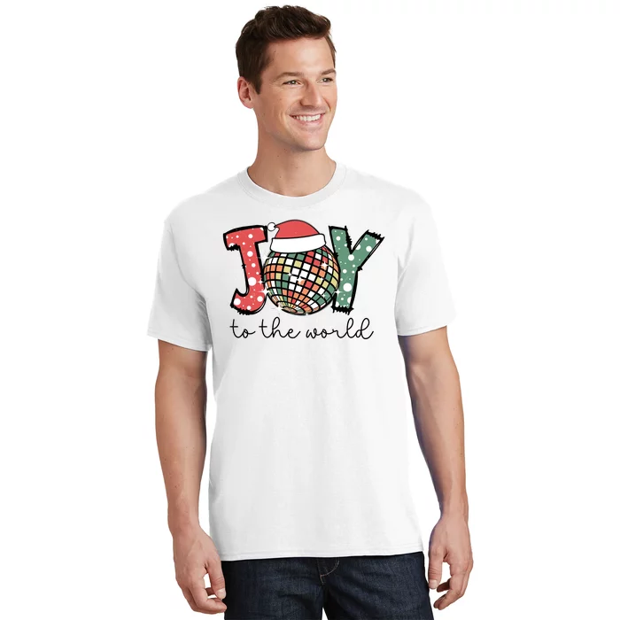 Joy To The World Disco Christmas Holiday T-Shirt