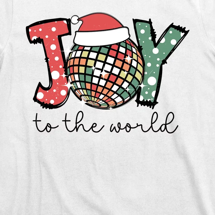 Joy To The World Disco Christmas Holiday T-Shirt