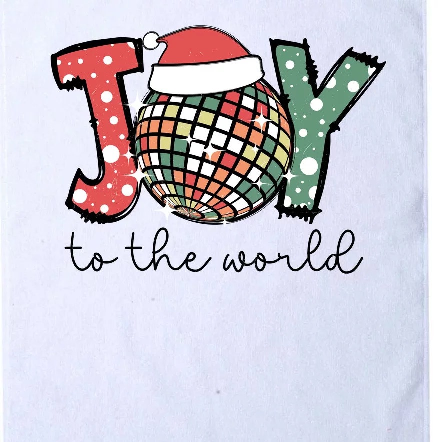 Joy To The World Disco Christmas Holiday Platinum Collection Golf Towel