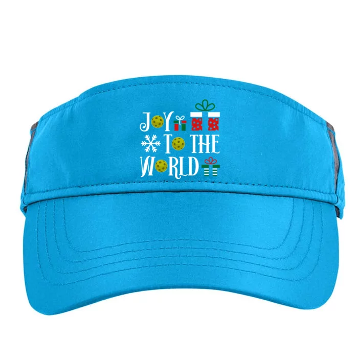 Joy To The World Pickleball Christmas Gift Adult Drive Performance Visor