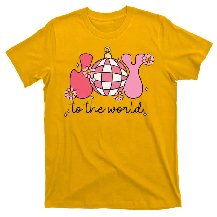 Joy To The World Cute Disco Holiday T-Shirt