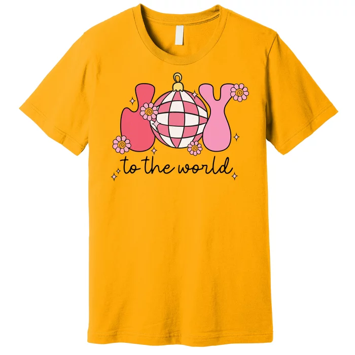 Joy To The World Cute Disco Holiday Premium T-Shirt