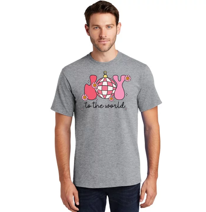 Joy To The World Cute Disco Holiday Tall T-Shirt