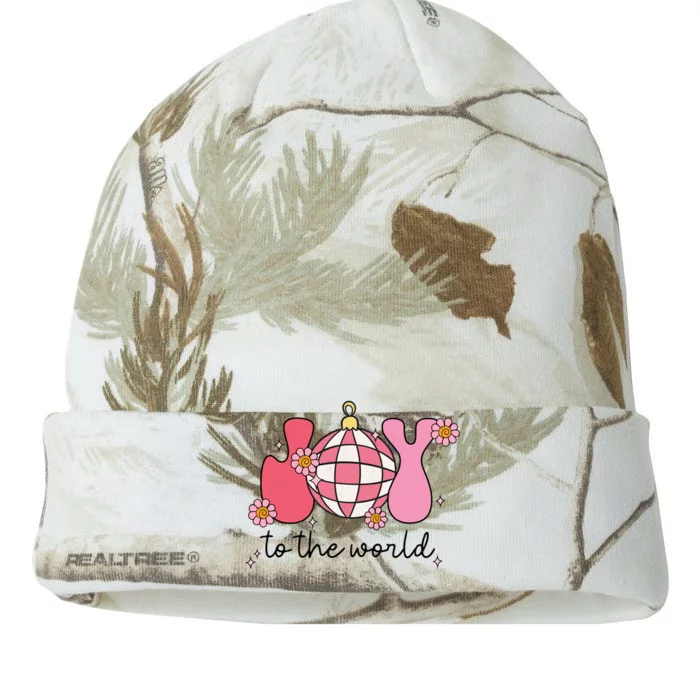 Joy To The World Cute Disco Holiday Kati - 12in Camo Beanie