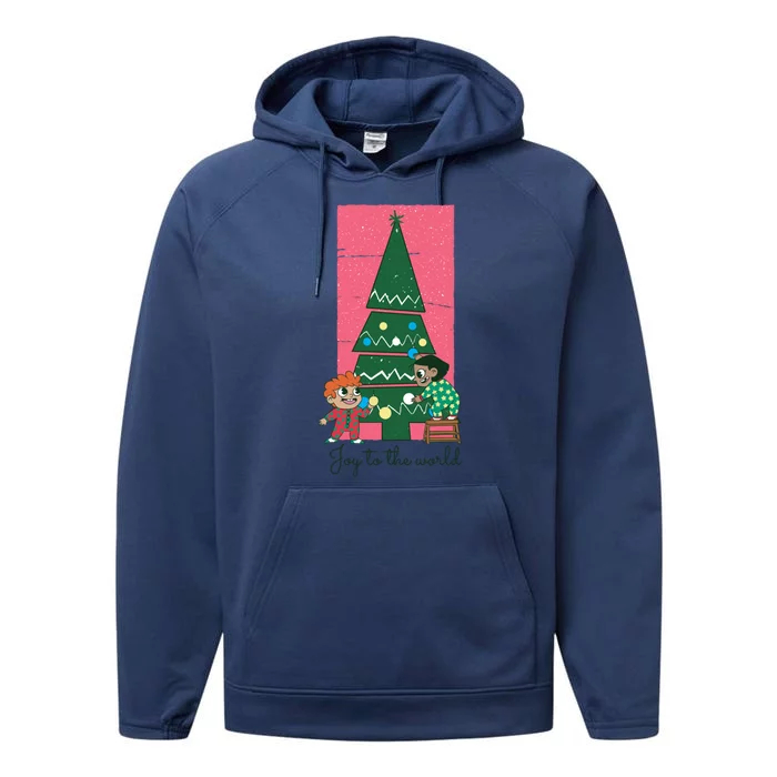 Joy To The World Gift Performance Fleece Hoodie