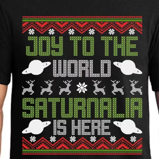 Joy To The World Saturnalia Ro Empire History Christmas Cute Gift Pajama Set