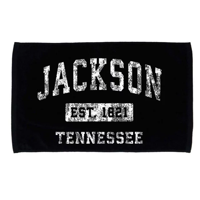 Jackson Tennessee Tn Vintage Established Sports Microfiber Hand Towel