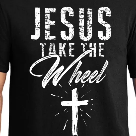 Jesus take the Wheel Design for Wo Christian Faith Pajama Set