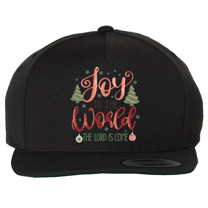 Joy To The World The Lord Is Come Christian Retro Christmas Religious Wool Snapback Cap