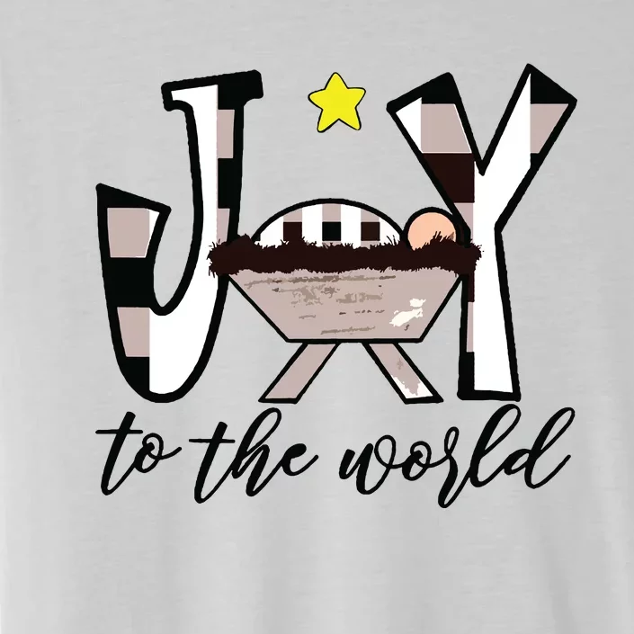 Joy To The World Baby Jesus In The Manger Christmas Design ChromaSoft Performance T-Shirt