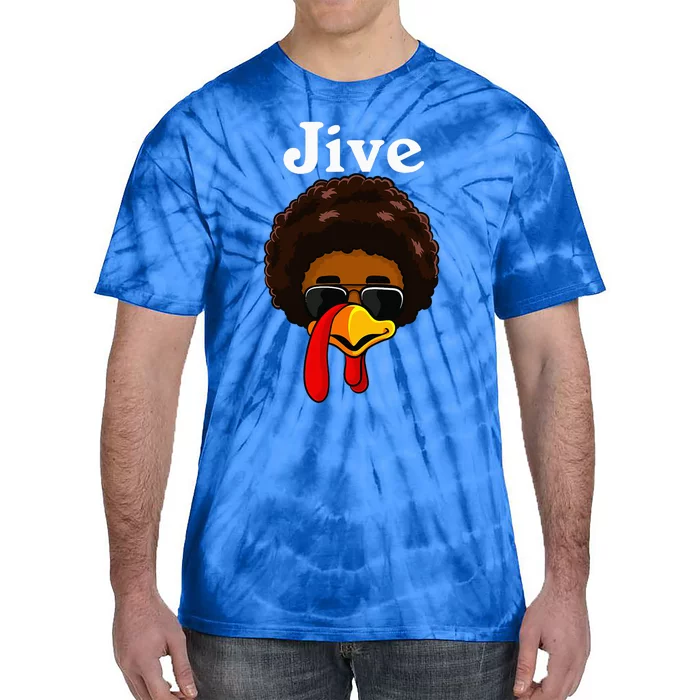 Jive Thanksgiving Turkey Day Funny Family Costume Tie-Dye T-Shirt