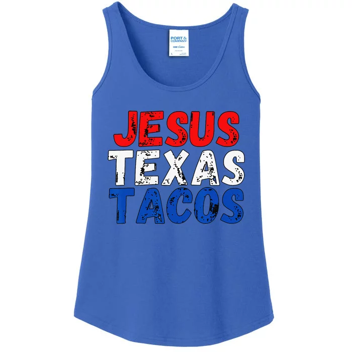 Jesus Texas Tacos Cute Texas Ladies Essential Tank