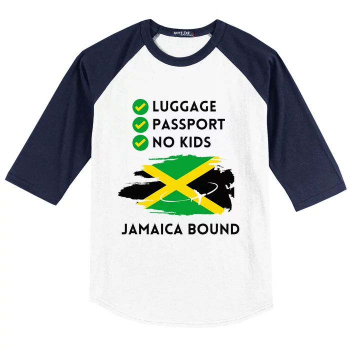 Jamaican Travel To Jamaica 2024 Summer Vacation Trip Women Baseball Sleeve Shirt