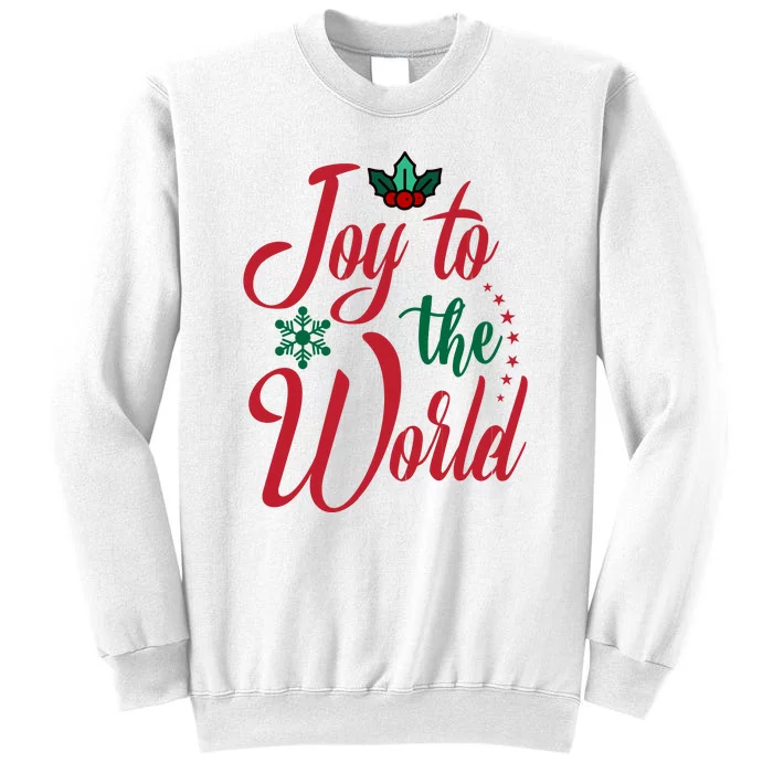 Joy To The World Christian Christmas Jesus Birth Gift Sweatshirt