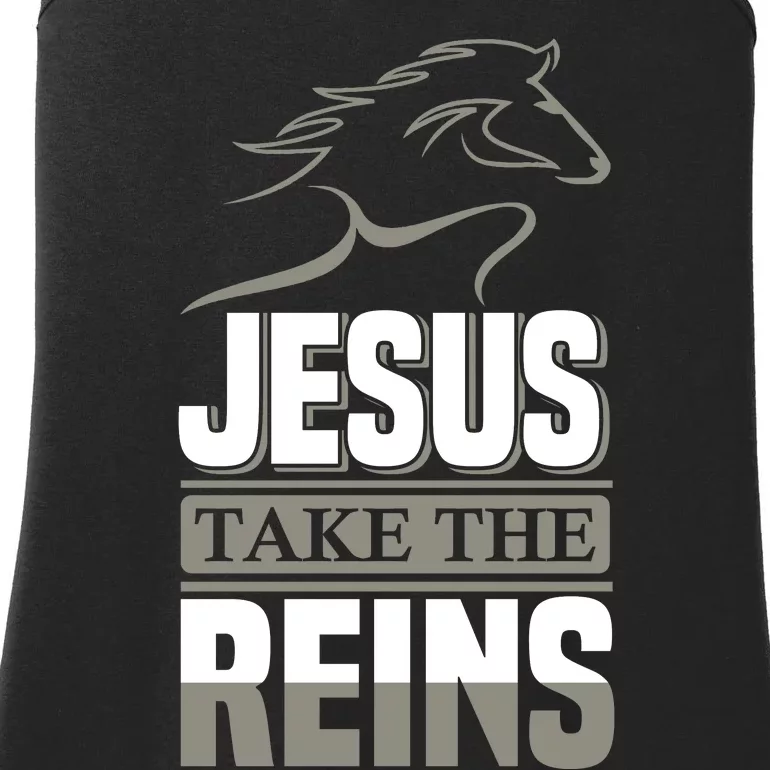 Jesus Take This Reins Ladies Essential Tank