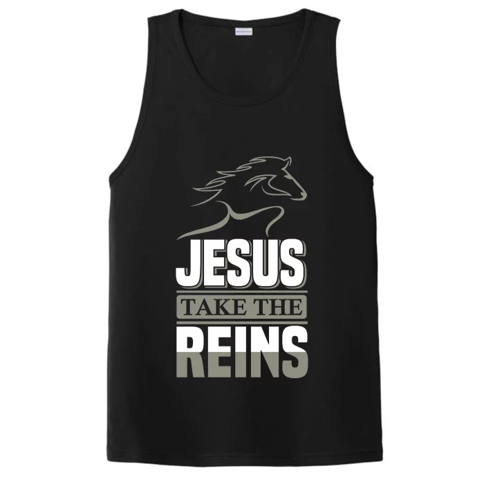 Jesus Take This Reins Performance Tank