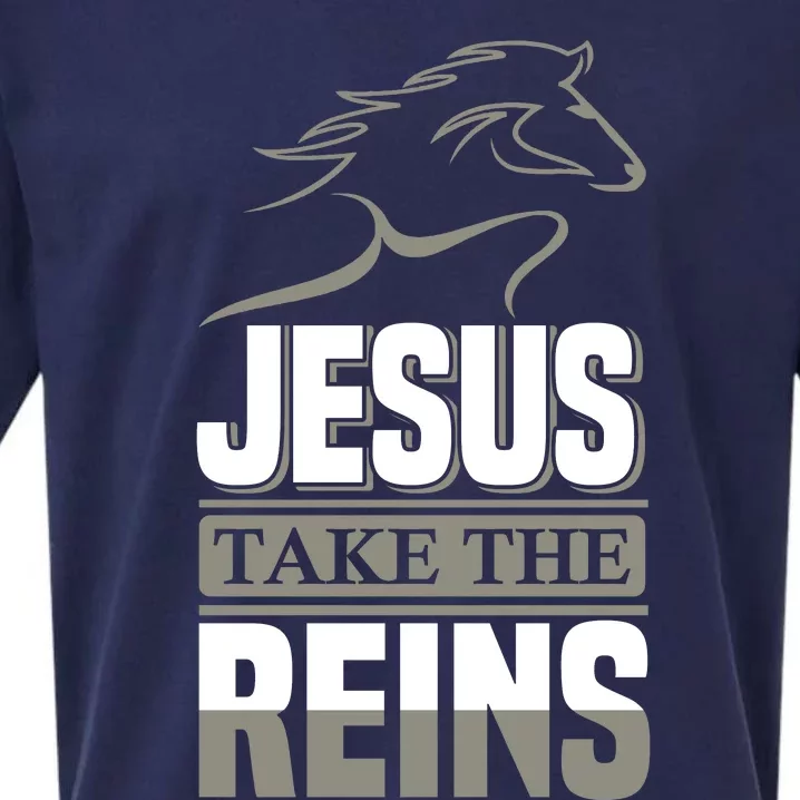 Jesus Take This Reins Sueded Cloud Jersey T-Shirt