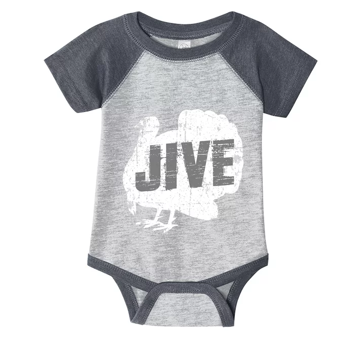 Jive Thanksgiving Turkey Day Funny Family Costume Infant Baby Jersey Bodysuit