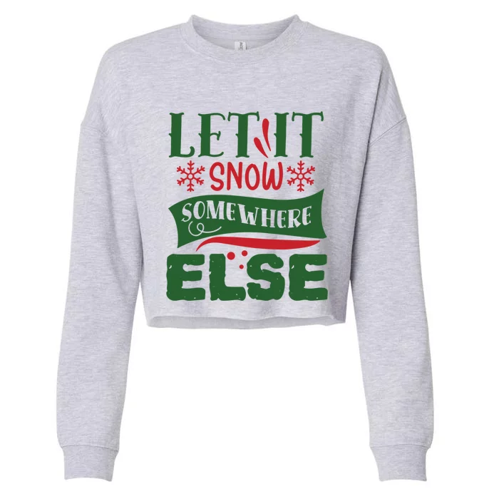 Joy To The World Festive Xmas Christmas Fashion Great Gift Cropped Pullover Crew