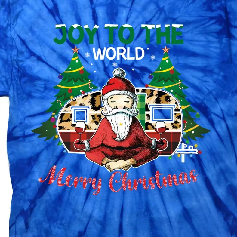 Joy To The World Merry Christmas Ugly Pajama Santa Xmas Great Gift Tie-Dye T-Shirt