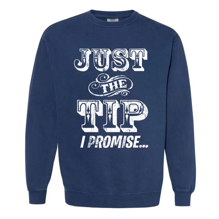 Just The Tip I Promise The Original Tattoo Artist Garment-Dyed Sweatshirt