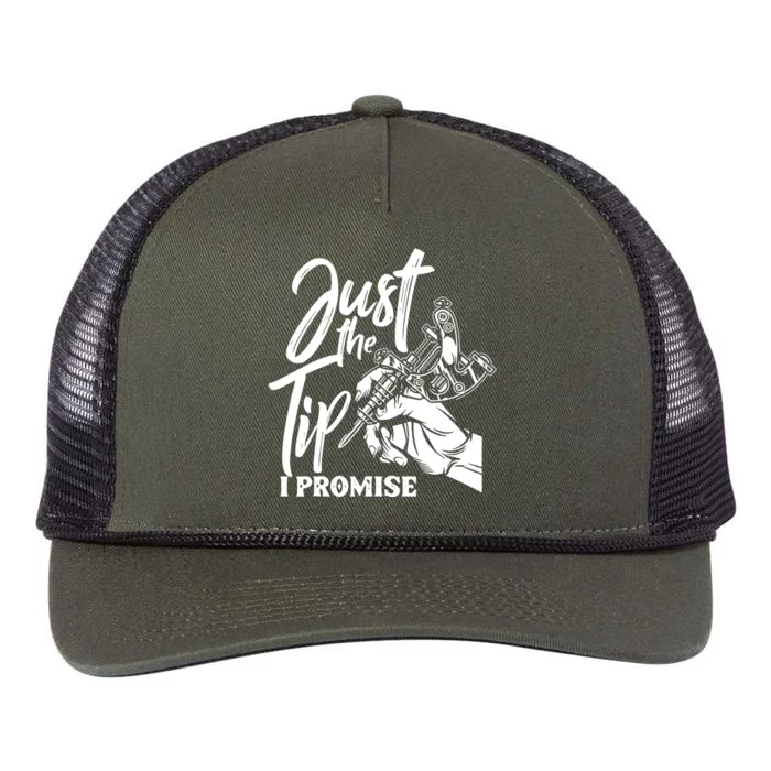 Just The Tip I Promise Retro Rope Trucker Hat Cap