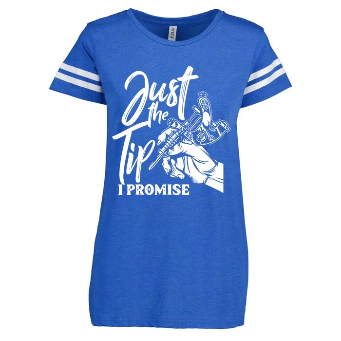 Just The Tip I Promise Enza Ladies Jersey Football T-Shirt