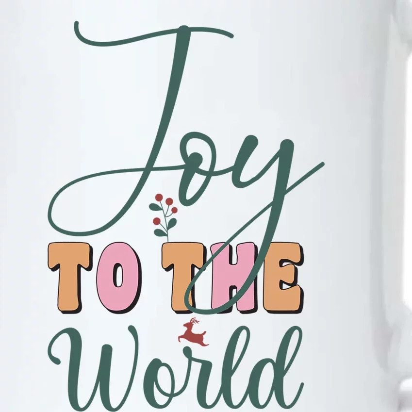 Joy To The World Snowflakes Christmas Pajama Xmas Holiday Funny Gift Black Color Changing Mug