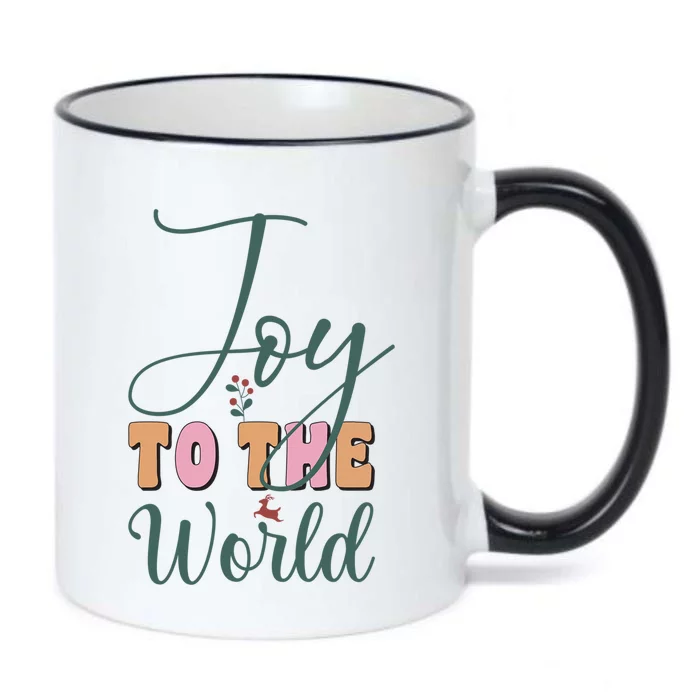 Joy To The World Snowflakes Christmas Pajama Xmas Holiday Funny Gift Black Color Changing Mug