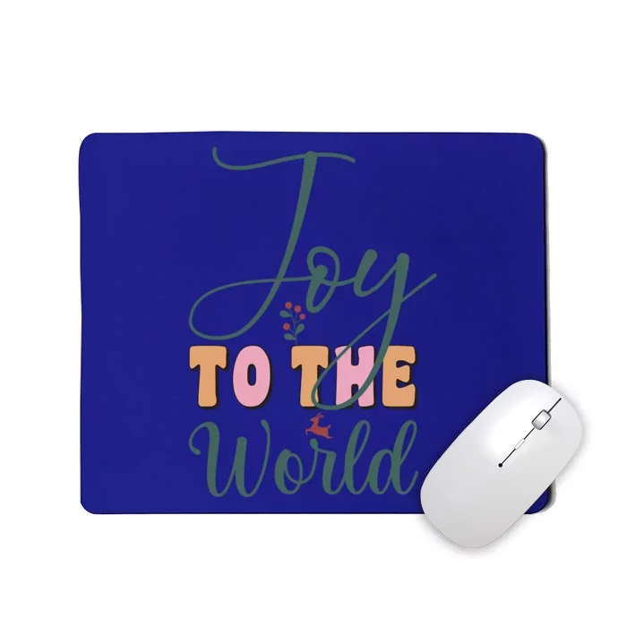 Joy To The World Snowflakes Christmas Pajama Xmas Holiday Funny Gift Mousepad