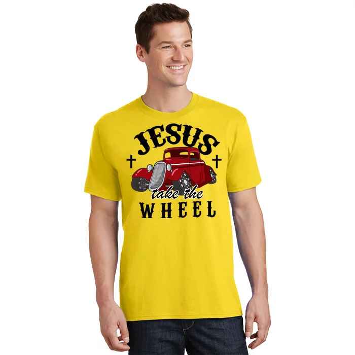 Jesus Take The Wheel Vintage Car T-Shirt