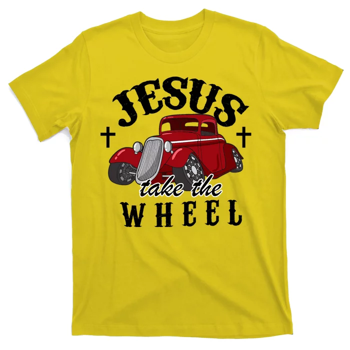 Jesus Take The Wheel Vintage Car T-Shirt