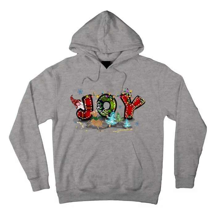 Joy to the World Candy Cane Christmas Tall Hoodie