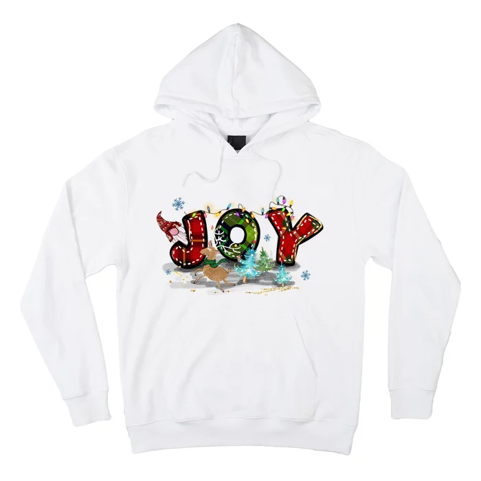 Joy to the World Candy Cane Christmas Hoodie