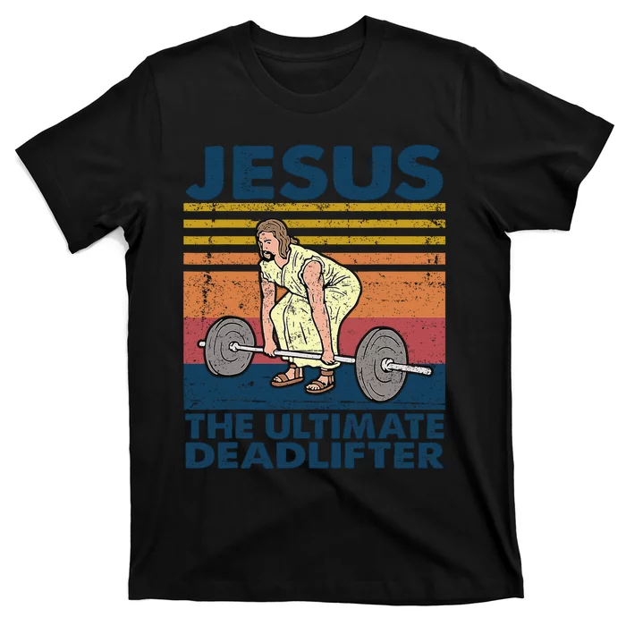 Gym And Jesus Funny Gym Christian Gifts T-Shirt