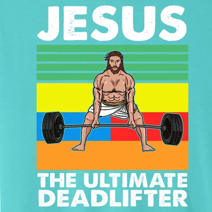 Jesus The Ultimate Deadlifter Fitness Humor ChromaSoft Performance T-Shirt