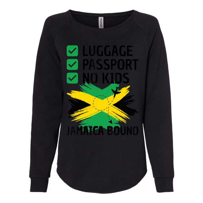 Jamaican Travel Vacation Outfit To Jamaica Wo Jamaica Womens California Wash Sweatshirt