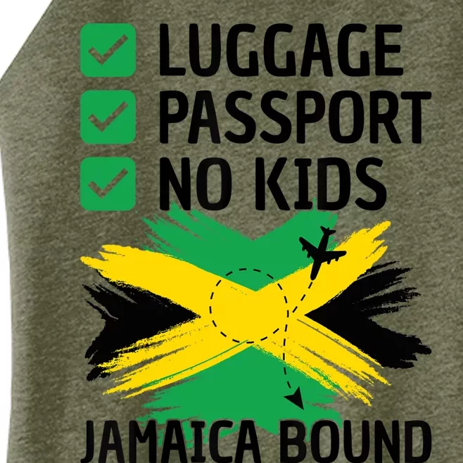 Jamaican Travel Vacation Outfit To Jamaica Wo Jamaica Women’s Perfect Tri Rocker Tank