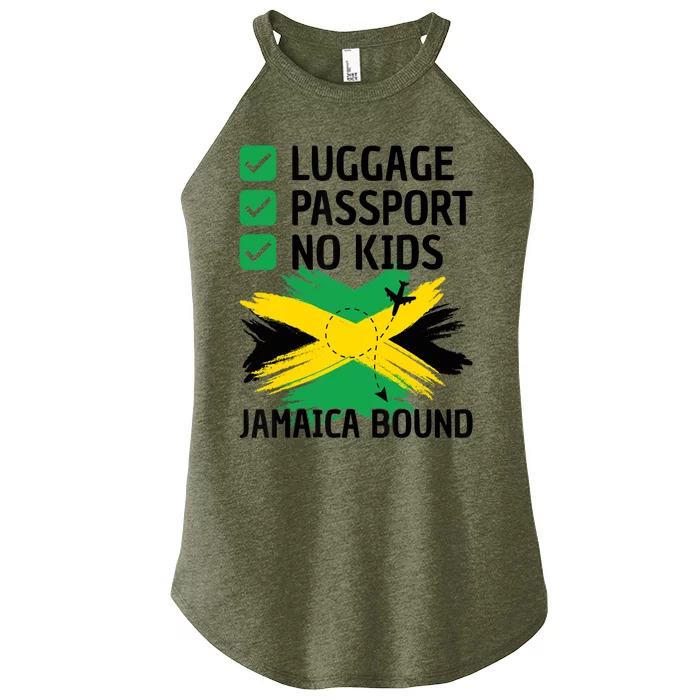 Jamaican Travel Vacation Outfit To Jamaica Wo Jamaica Women’s Perfect Tri Rocker Tank