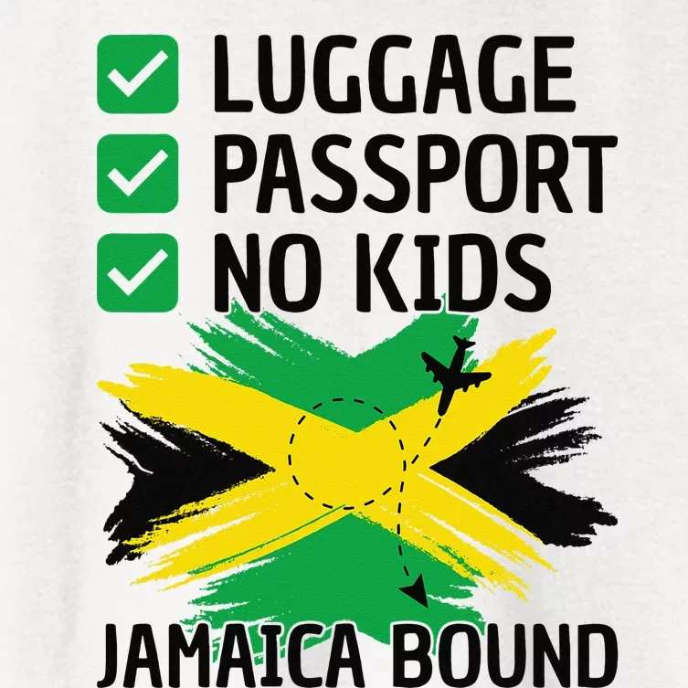 Jamaican Travel Vacation Outfit To Jamaica  Jamaica Women's Crop Top Tee