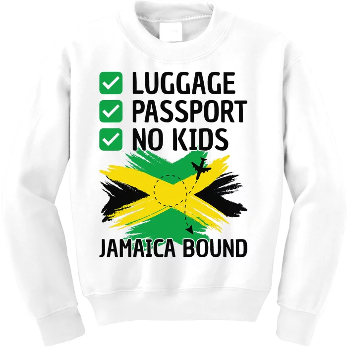 Jamaican Travel Vacation Outfit To Jamaica  Jamaica Kids Sweatshirt