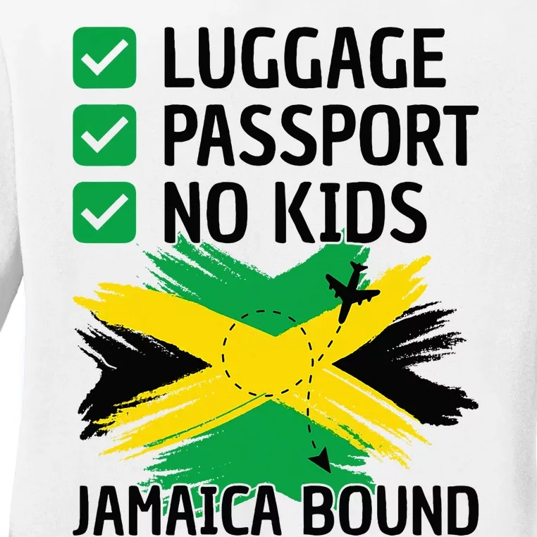 Jamaican Travel Vacation Outfit To Jamaica Ladies Long Sleeve Shirt