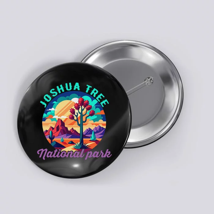 Joshua Tree Vintage National Park Us For Women Button