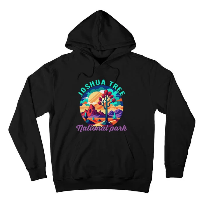 Joshua Tree Vintage National Park Us For Women Tall Hoodie